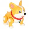 Pies piesek interaktywny robot Corgi świecące uszy muzyka